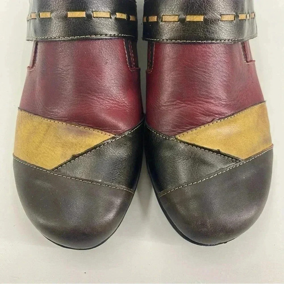 Remonte Patchwork Leather Slip On Shoe Women’s Size 41 or US 10 - Picture 8 of 14